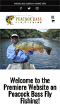 Mobile Screenshot of peacockbassflyfishing.net